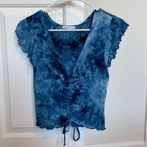 Tie dye crop tee shirt !